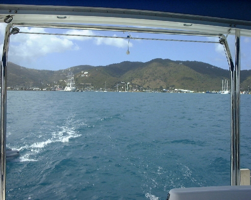 Leaving Road Town